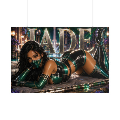 Jade Mortal Kombat Poster Gaming Wall Art Gamer Room Decor Collectible Print