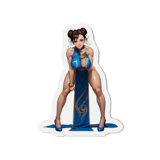 Chun-Li-Magnet – Street Fighter-Kühlschrankmagnet, Anime-Kriegerin-Dekoration