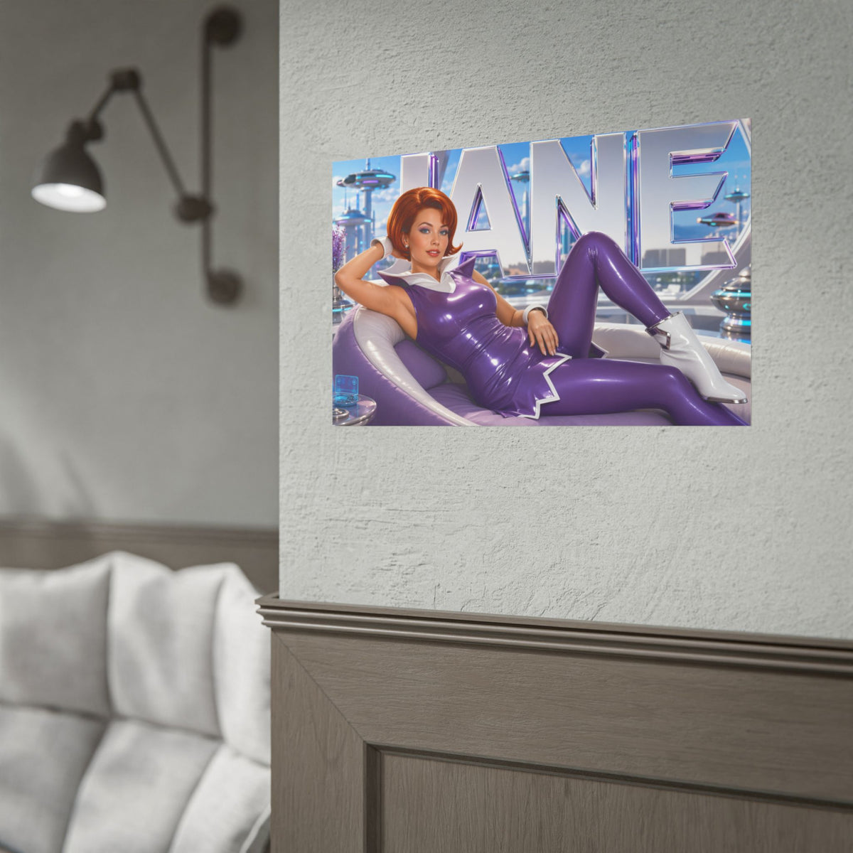 Retro Room Decor Jane Jetson The Jetsons Poster Cartoon Wall Art Character Print