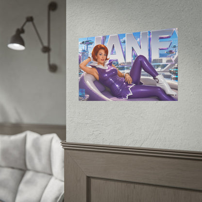 Retro Room Decor Jane Jetson The Jetsons Poster Cartoon Wall Art Character Print