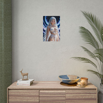 Аніме-постер "Дівчина мрії" | Настінне мистецтво фентезійного вайфу для кімнати отаку або інсталяції