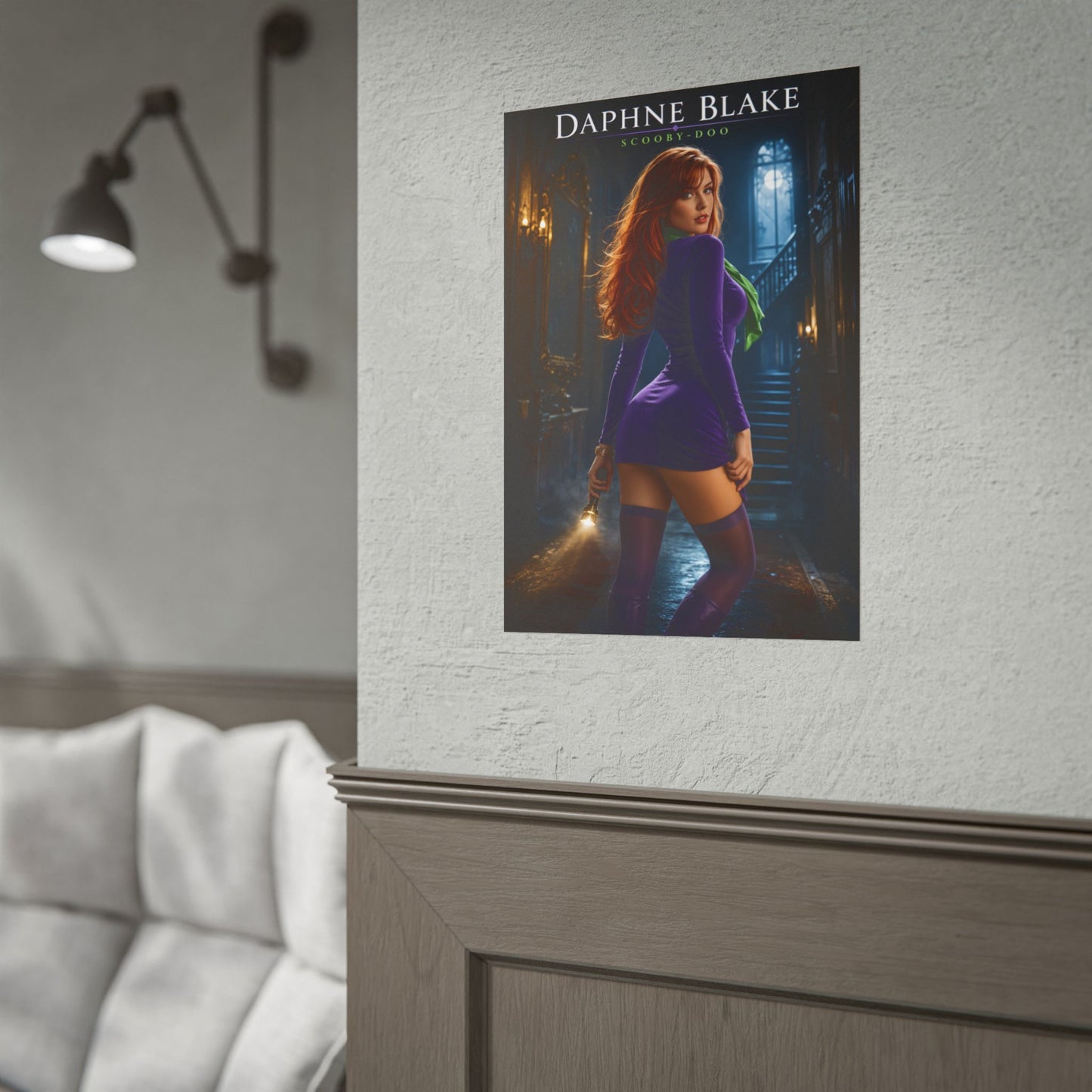 Daphne Blake Poster, Scooby Doo Wall Art, Cartoon Print, Retro Decor