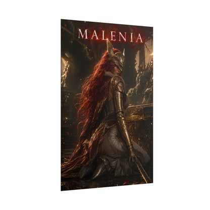 Malenia Poster, Elden Ring Wall Art, Fantasy Print, Gamer Decor
