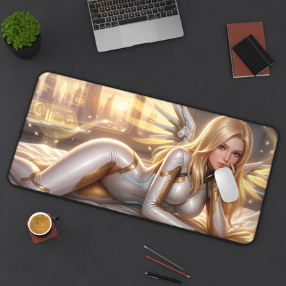 Overwatch Mouse Pad, Mercy Desk Mat, Gamer Gift XXL
