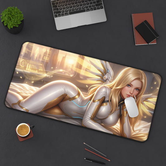 Overwatch Mouse Pad, Mercy Desk Mat, Gamer Gift XXL