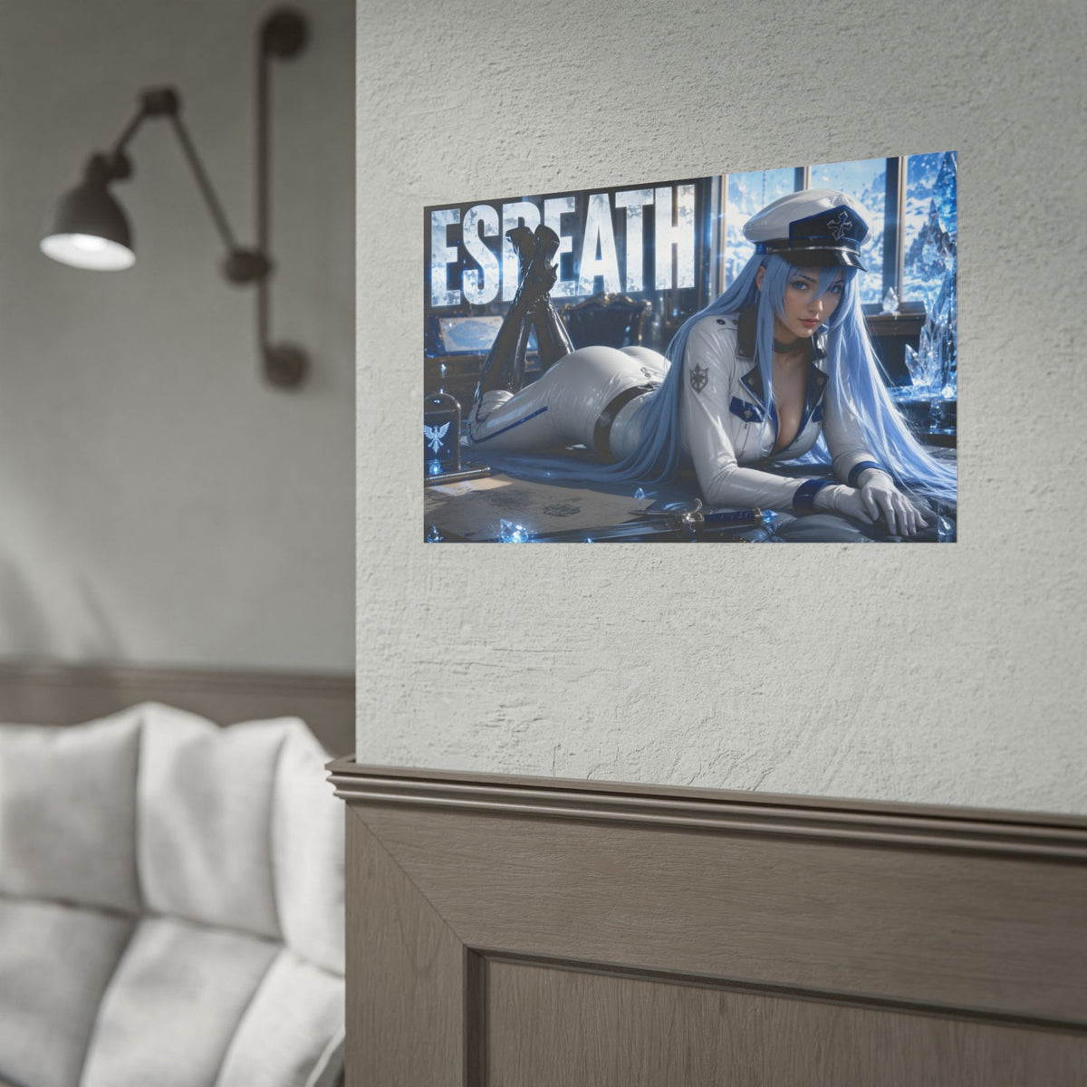 Esdeath Character Poster Akame ga Kill Anime Wall Decor Collectible Art Print