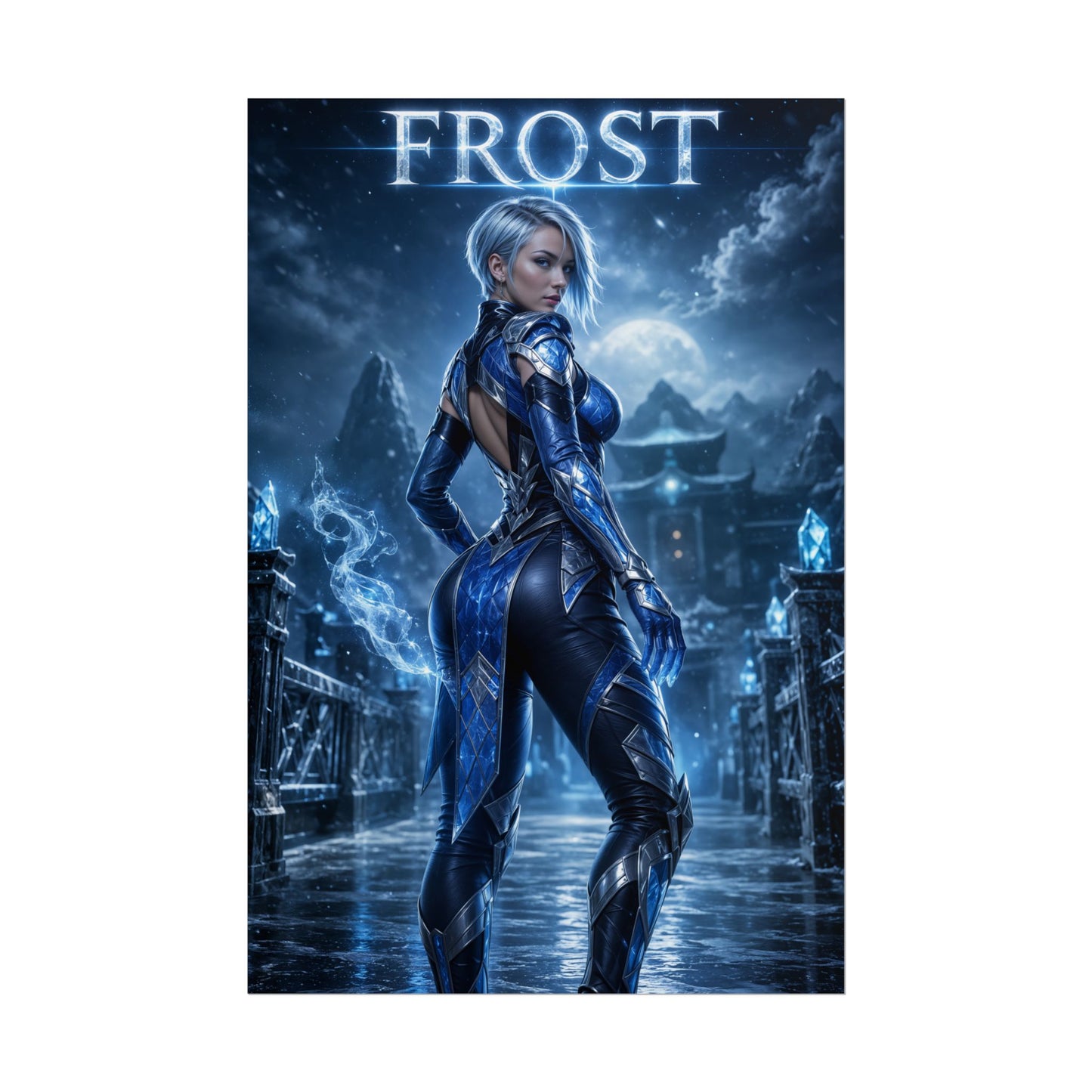 Mortal Kombat Frost Poster Fighting Game Wall Art Print Decor