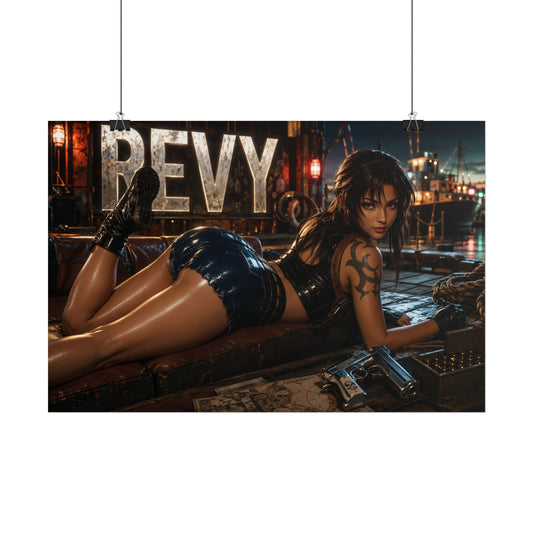 Anime Wall Art Revy Black Lagoon Poster Character Room Decor Collector Gift