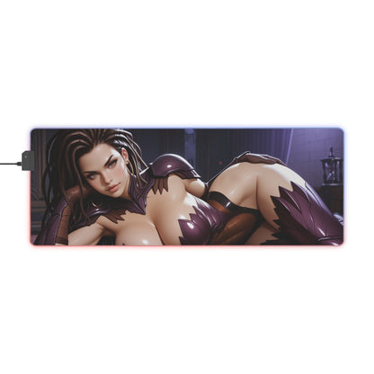 Килимок для столу Сари Керріган – світлодіодний RGB-підсвітлювальний килимок, ігровий комплект із зображенням дівчини з аніме Вайфу