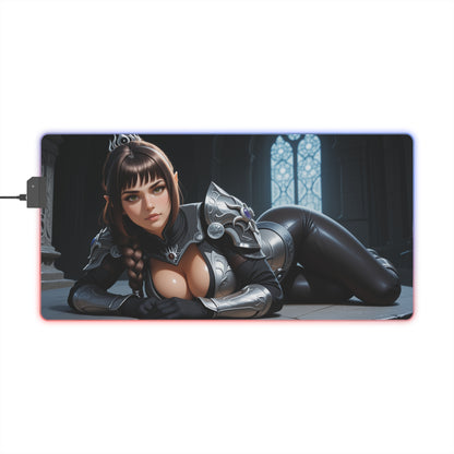 Килимок для столу Shadowheart – світлодіодний RGB-підсвітка, ігровий комплект для дівчат з аніме Waifu