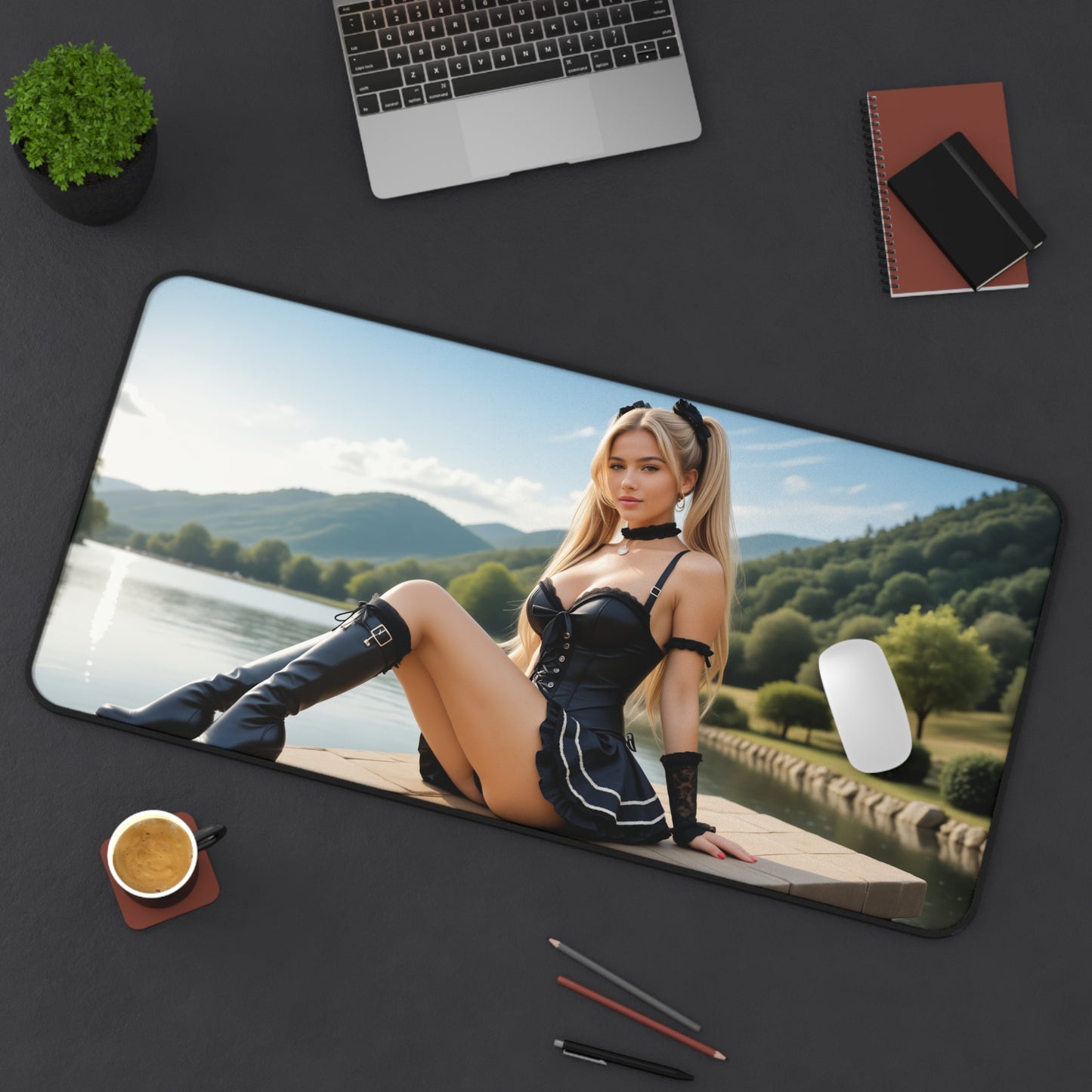 Килимок для столу Misa Amane, килимок для миші Death Note, декор столу для аніме-дівчини-геймерки