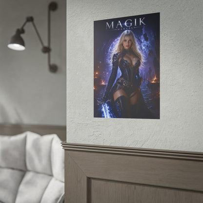 Magik Poster, Marvel Comics Wall Art, Fantasy Print, Gamer Decor