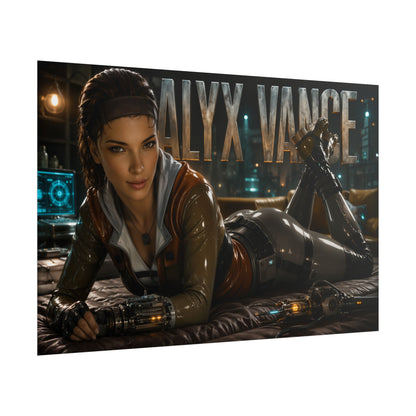 Gaming Wall Art Alyx Vance Half Life Poster Game Room Decor Gamer Gift Print