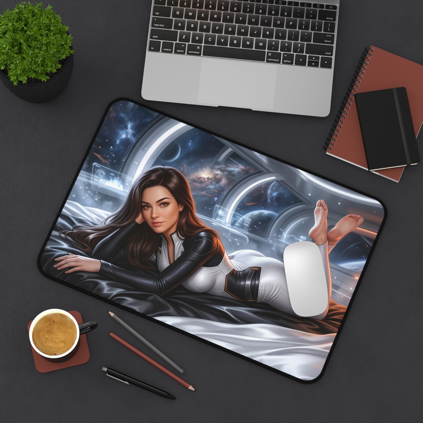 Mass Effect Mouse Pad, Miranda Desk Mat, Gamer Gift XXL