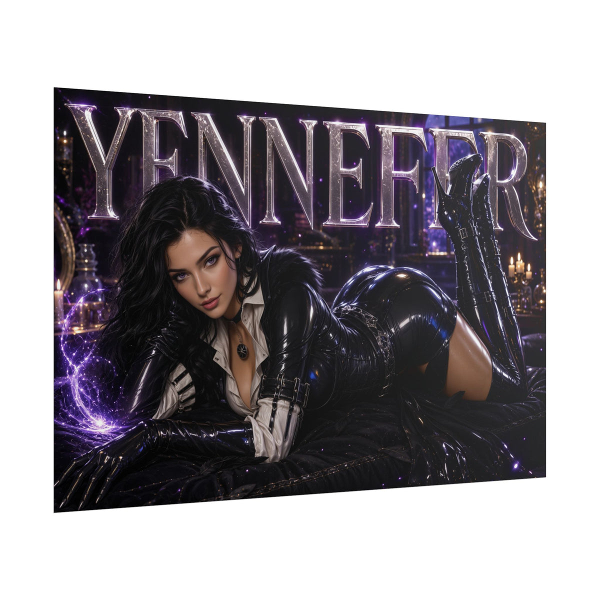 Yennefer of Vengerberg Poster The Witcher Gaming Wall Art Character Room Decor