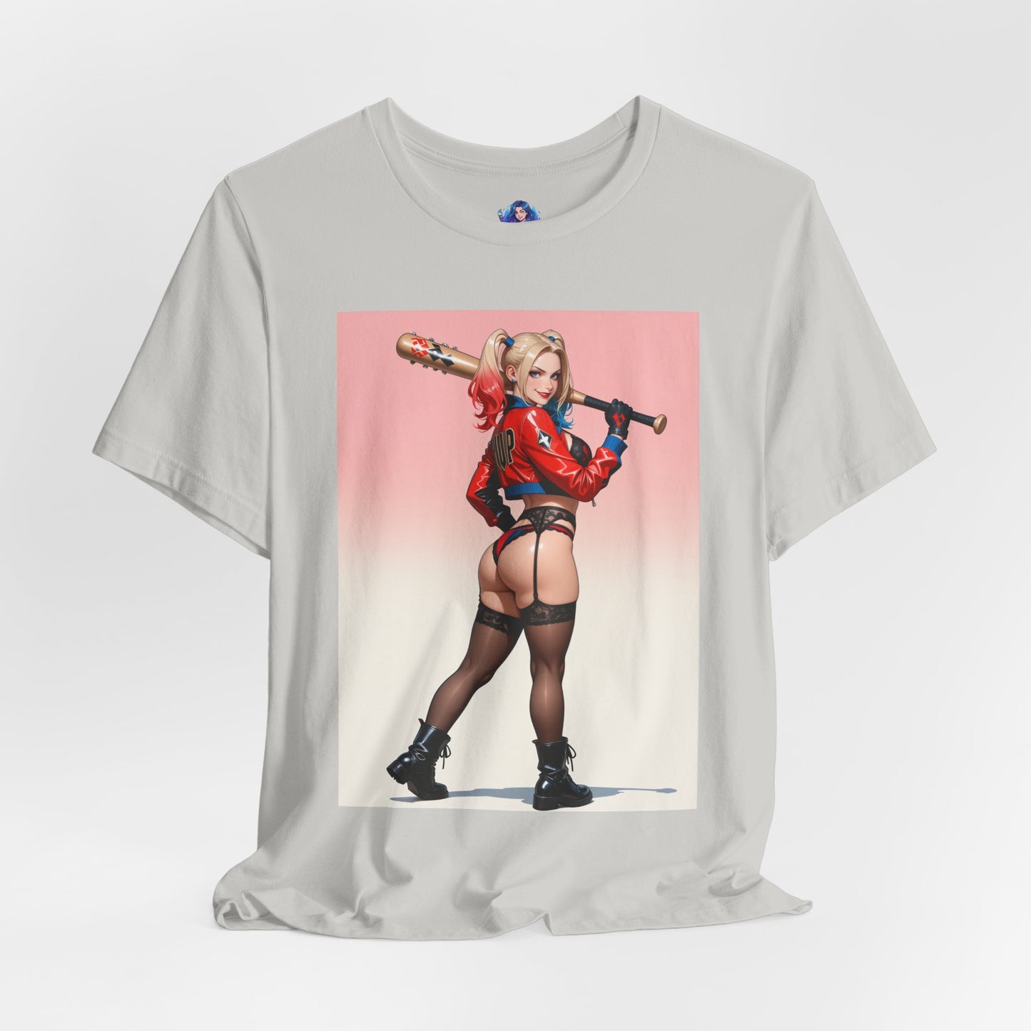 Harley Quinn T-Shirt | DC Comics Waifu-Shirt für Gamer &amp; Fans | Sexy Clown-Girl-Shirt