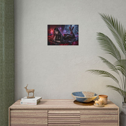 Bayonetta Poster, Gaming Wall Art, Anime Print, Pin Up Room Decor