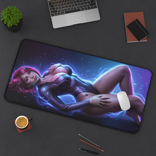 Cyberpunk Mouse Pad, Songbird Desk Mat, Anime Mouse Pad