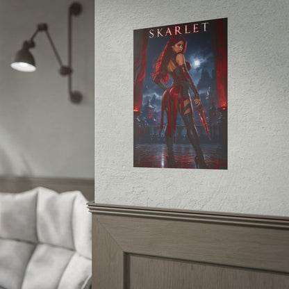 Skarlet Mortal Kombat Poster MK Gaming Wall Art Print Decor