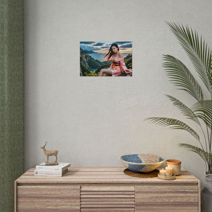 Постер Незуко Камадо | Настінне мистецтво аніме для ігрової кімнати Demon Slayer