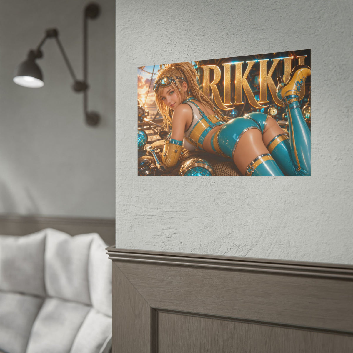 Gaming Wall Art Rikku Poster Game Room Decor Gamer Gift Print Collectible Print