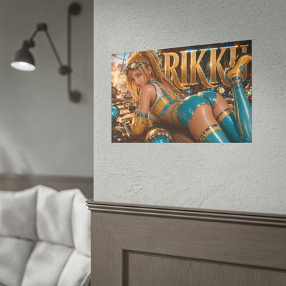 Gaming Wall Art Rikku Poster Game Room Decor Gamer Gift Print Collectible Print