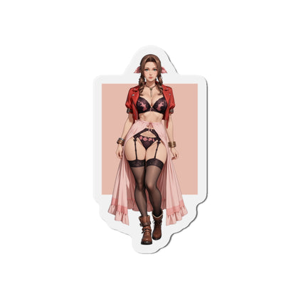 Магніт Аеріт Гейнсборо – магніт на холодильник з аніме FF7, декор для дівчинки з квітами