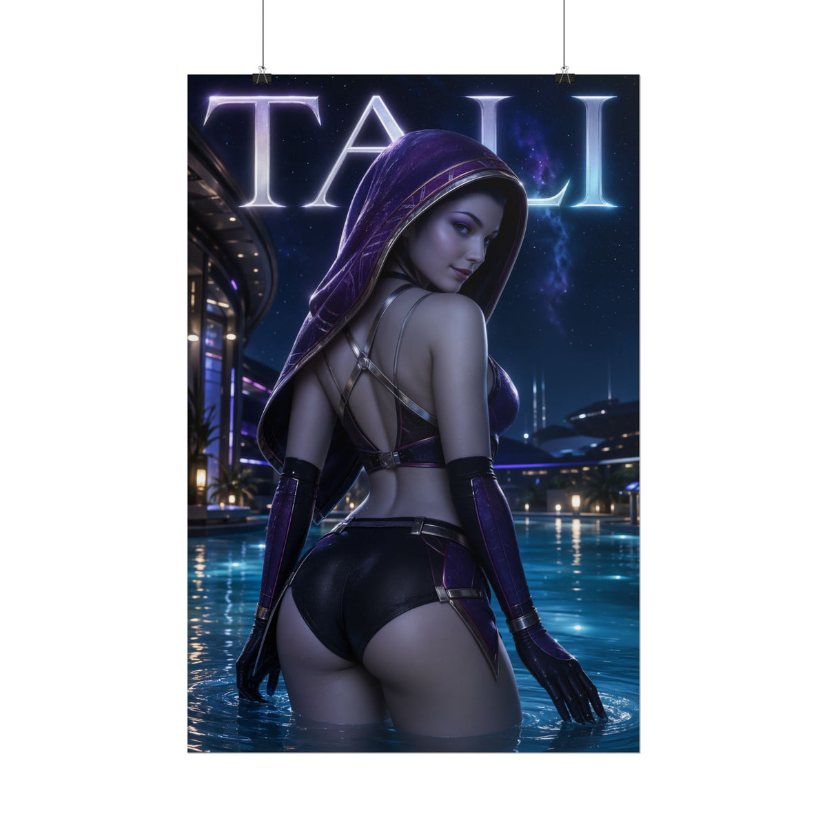 Gaming Wall Art Tali Mass Effect Poster Bedroom Game Room Decor Art Print