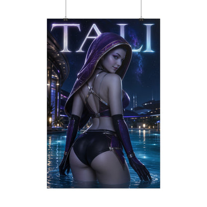 Gaming Wall Art Tali Mass Effect Poster Bedroom Game Room Decor Art Print