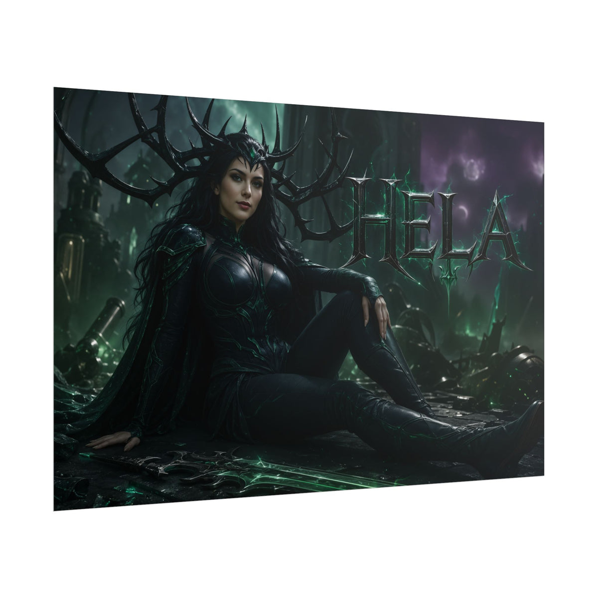 Hela Comic Poster Character Wall Art Collector Room Decor Art Print