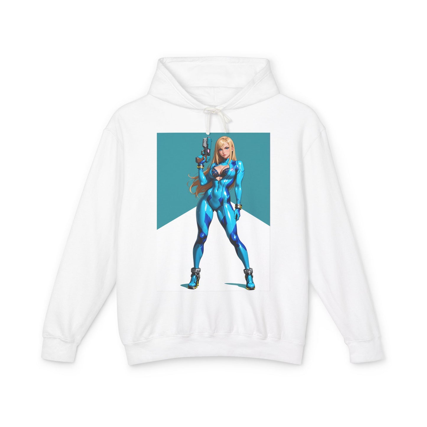 Худі Самус Аран | Худі з науково-фантастичною мисливицею | Пуловер з аніме-бронею