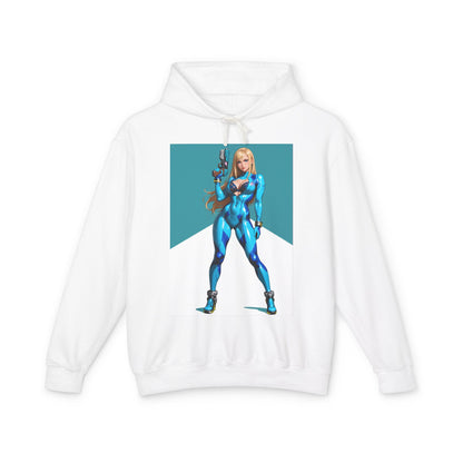 Худі Самус Аран | Худі з науково-фантастичною мисливицею | Пуловер з аніме-бронею