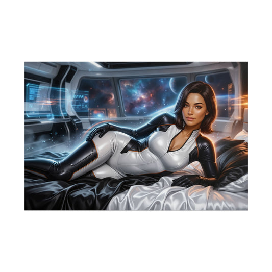Miranda Lawson Poster, Sci Fi Wall Art, Gaming Print, Room Decor