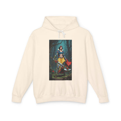 Cyber Snow White Hoodie | Futuristic Princess Hoodie | Anime Sci-Fi Pullover