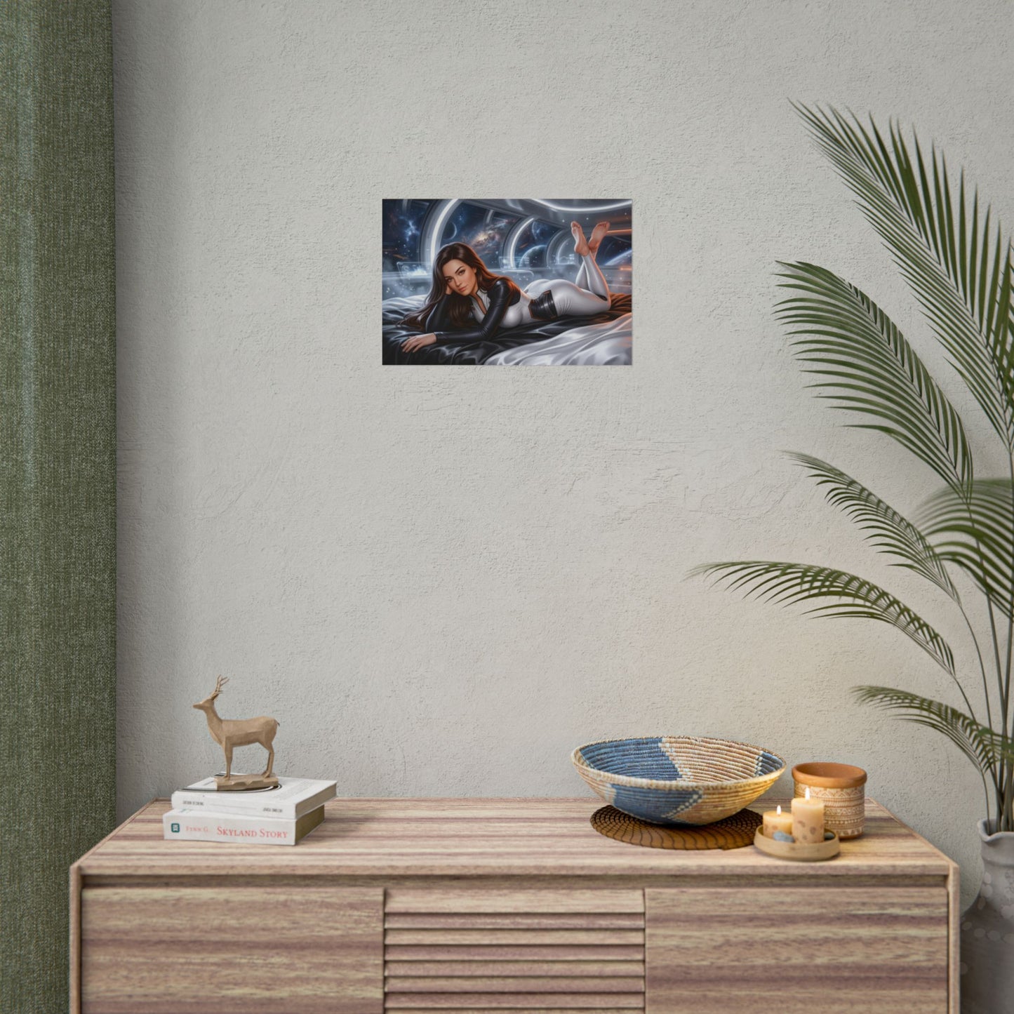 Miranda Lawson Poster, Mass Effect Wall Art, Sci Fi Print Decor