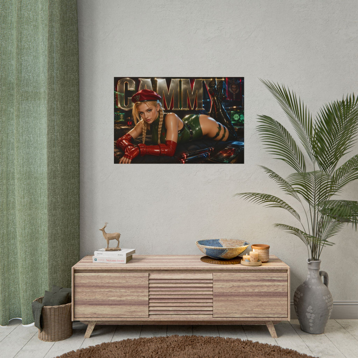 Cammy White Street Fighter Wall Art Poster Gaming Decor Collectible Gamer Gift