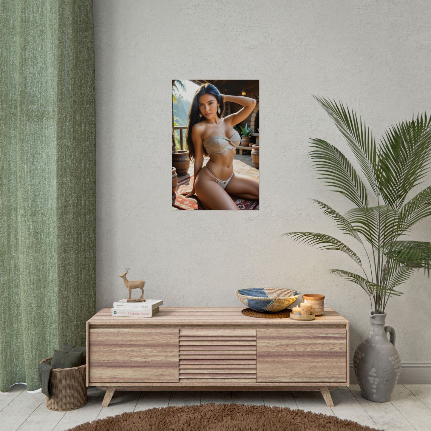 Pocahontas Poster – Beautiful Heroine Wall Art Print for Home or Office Decor