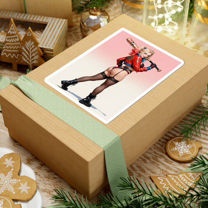 Наклейка Harley Queen – вінілова наклейка преміум-класу з коміксами для використання в приміщенні