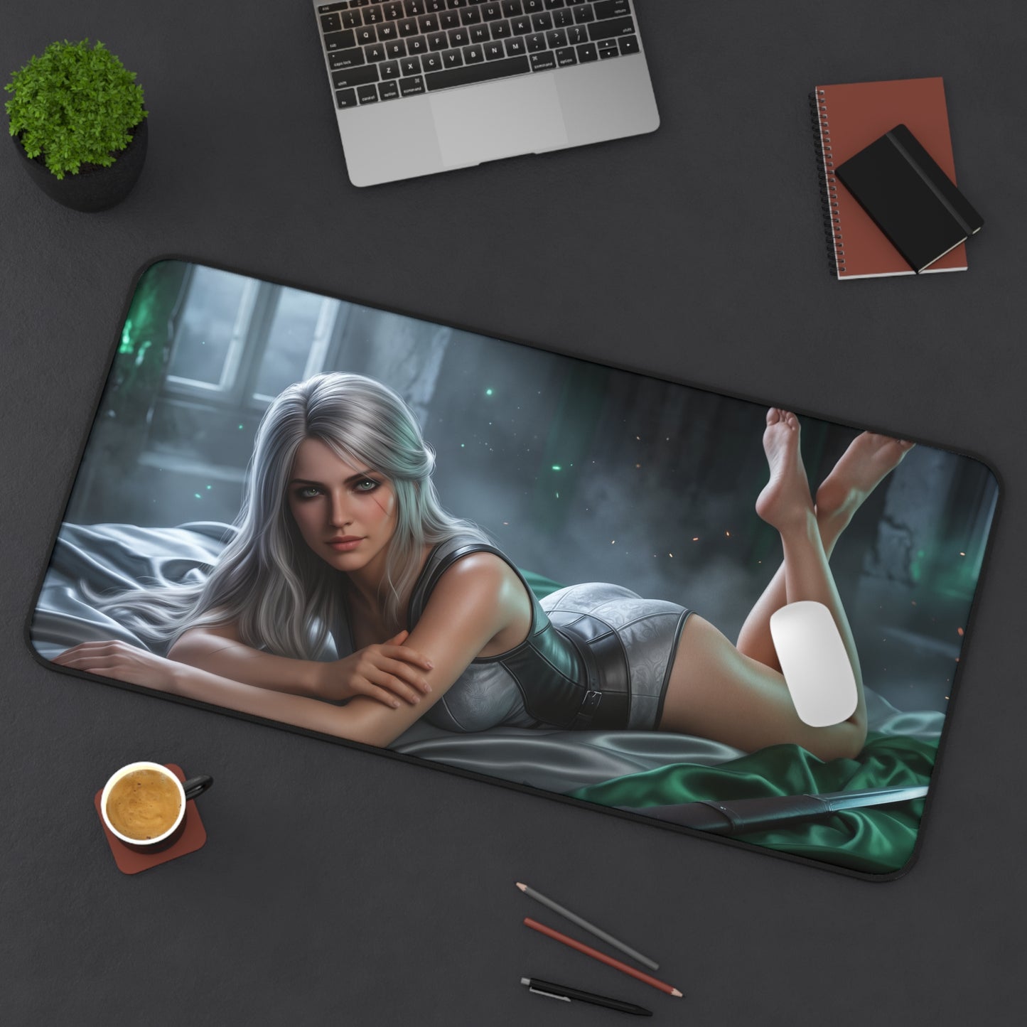 The Witcher Mouse Pad, Ciri Desk Mat, Gamer Gift XXL