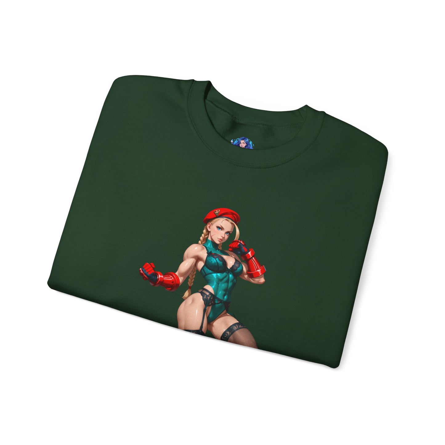 Біла толстовка Cammy, чохол Street Fighter Crewneck, ігровий одяг для бійців та фанатів
