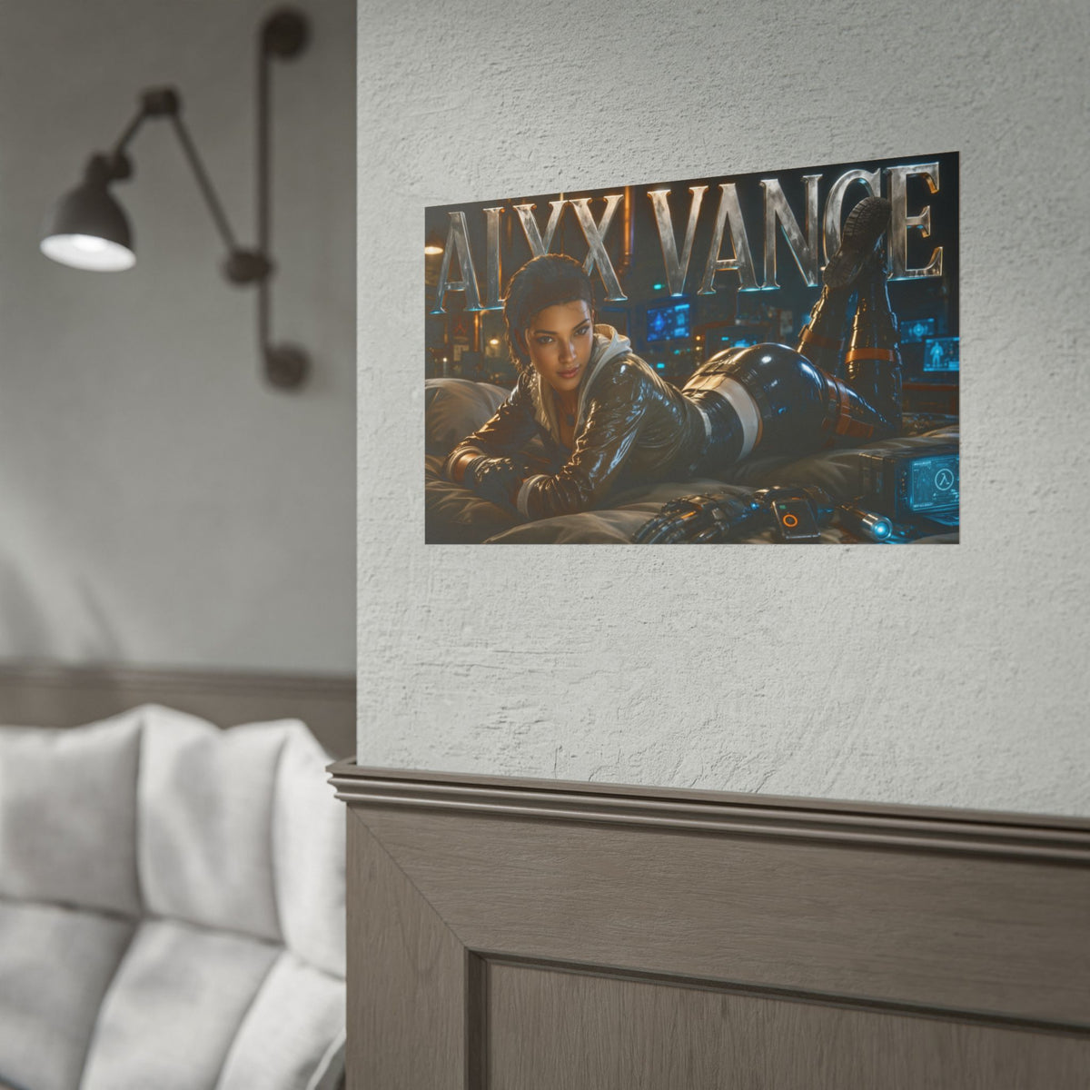 Alyx Vance Half Life Poster Gaming Wall Art Gamer Room Decor Collectible Print