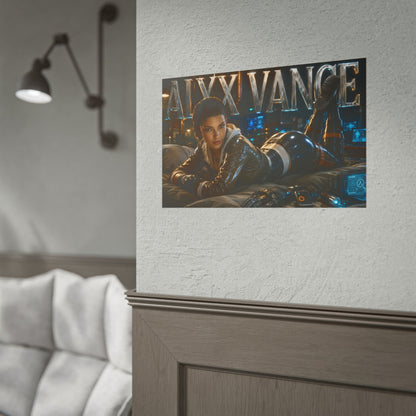 Alyx Vance Half Life Poster Gaming Wall Art Gamer Room Decor Collectible Print