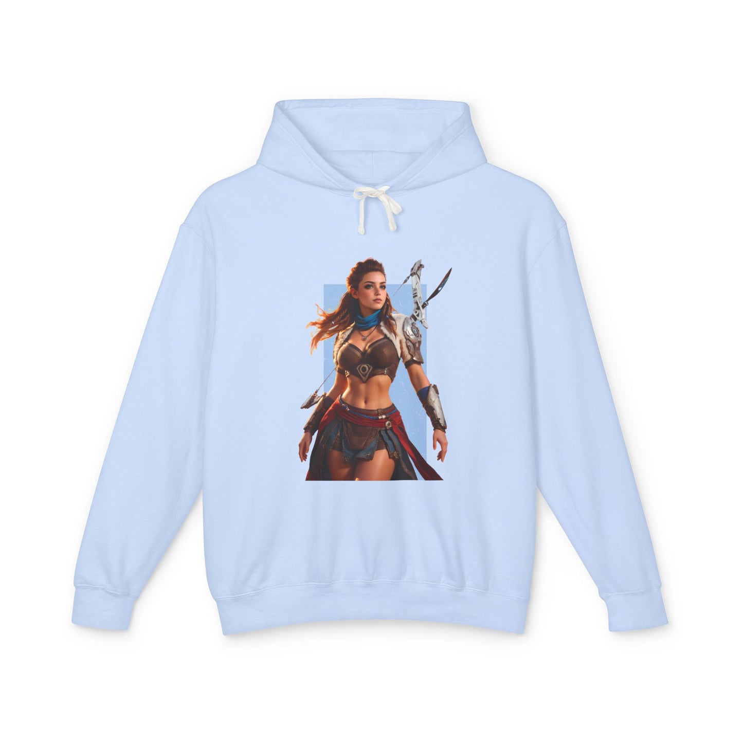 Aloy Hoodie | Fantasy-Jägerin-Hoodie | Anime-Kriegerinnen-Pullover