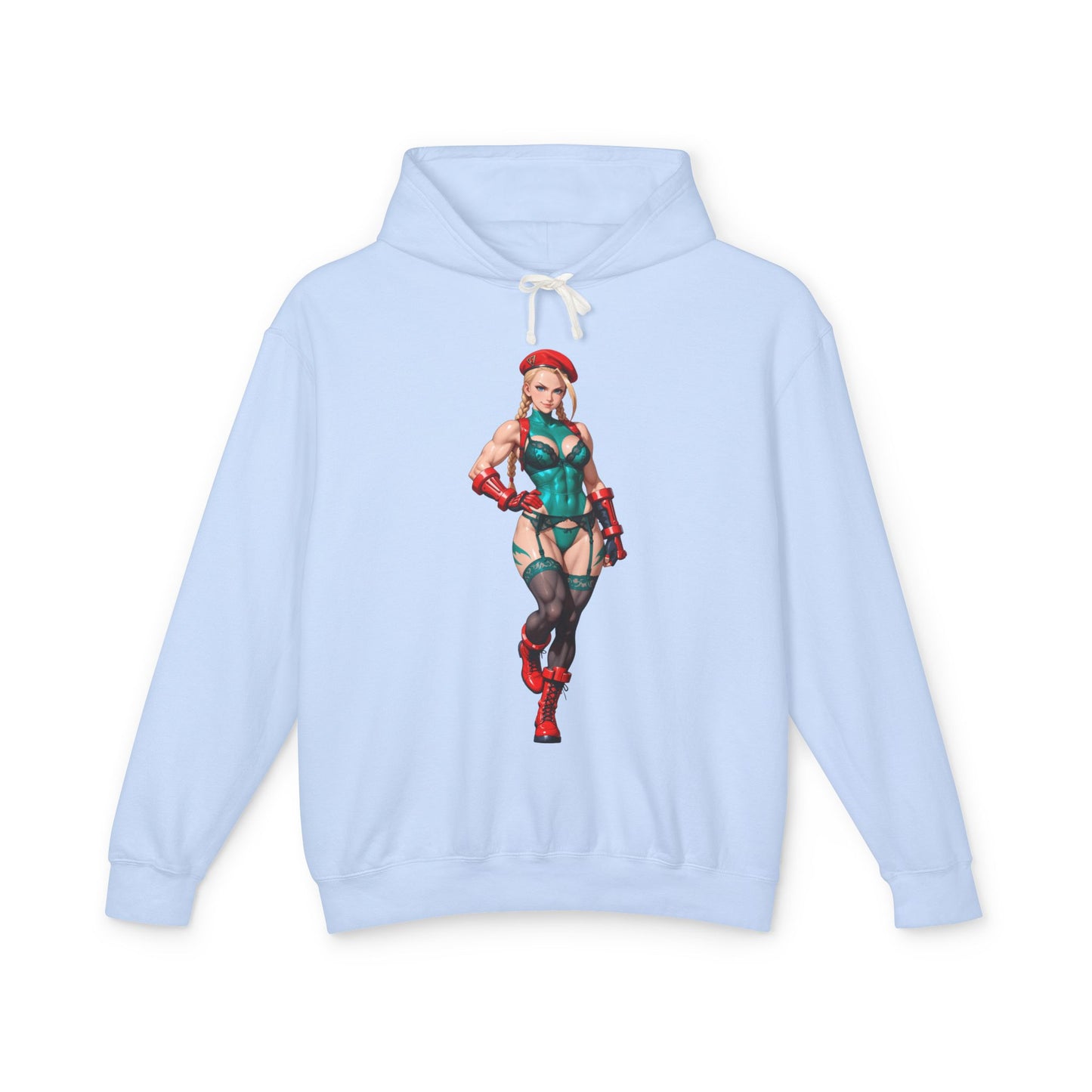 Cammy White Hoodie | Street Fighter Gamer Hoodie | Anime Waifu Grafik-Pullover