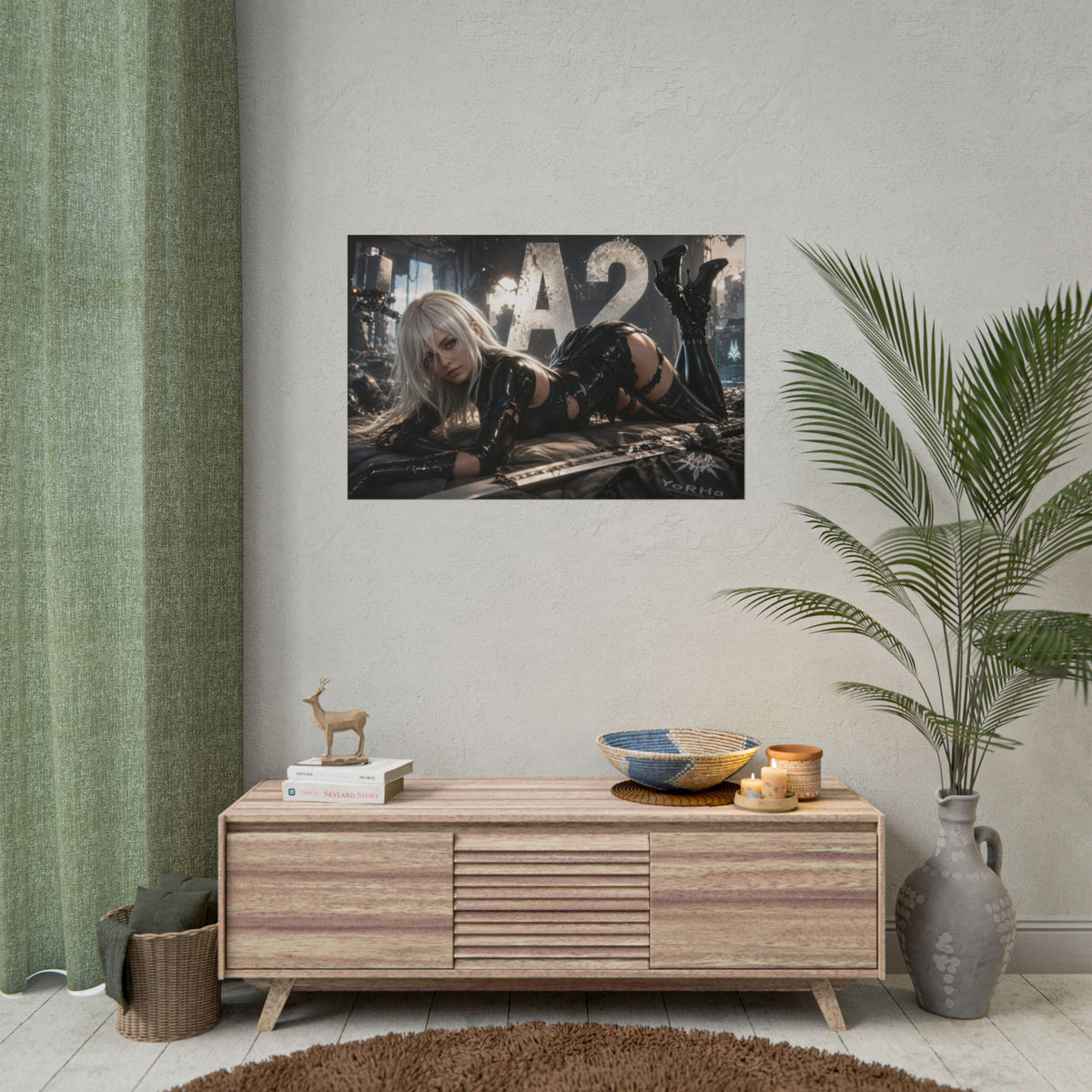 Game Room Decor A2 NieR Poster Gaming Wall Art Character Print Collectible Print