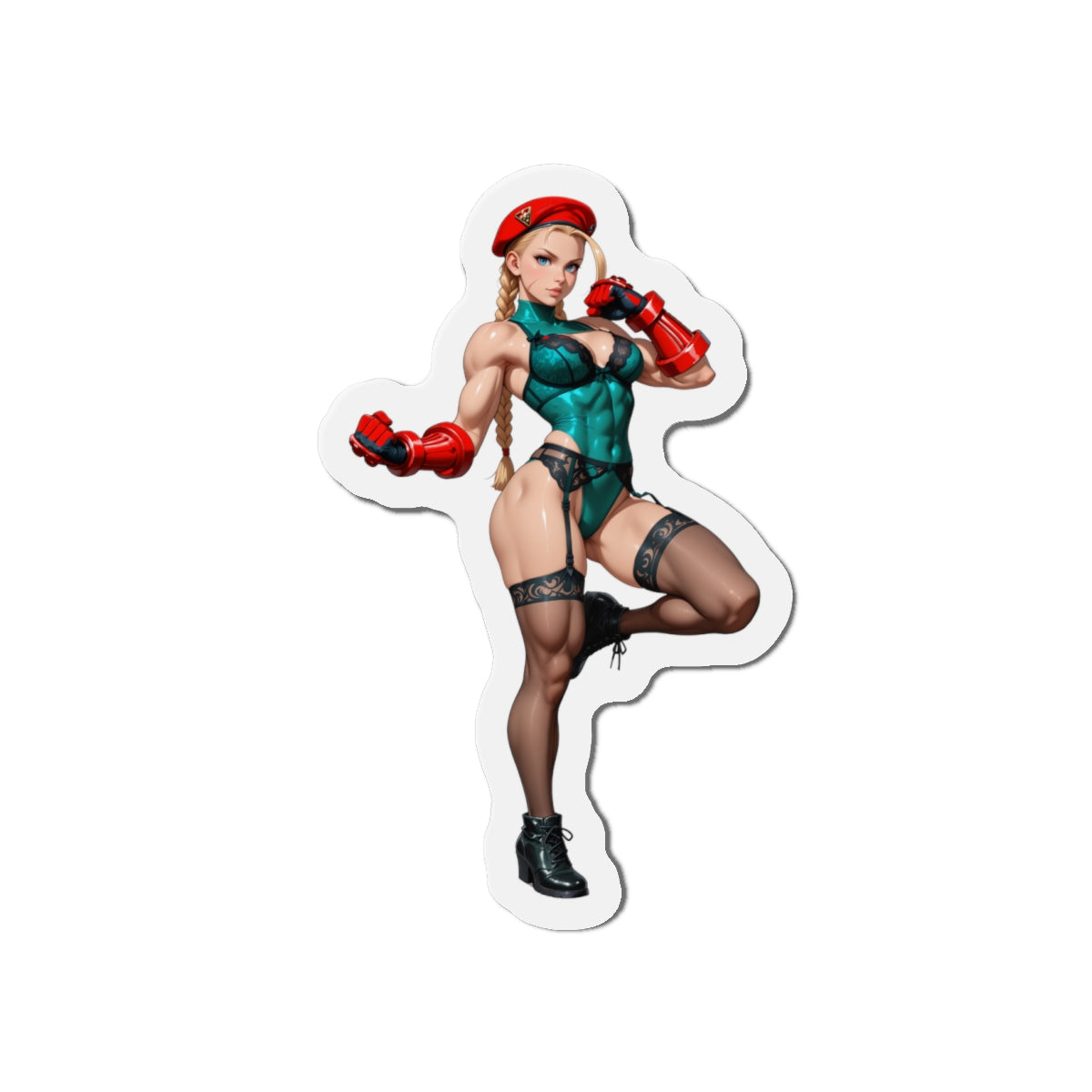 Cammy White Magnet – Street Fighter Kühlschrankmagnet, Anime-Kämpferin-Deko