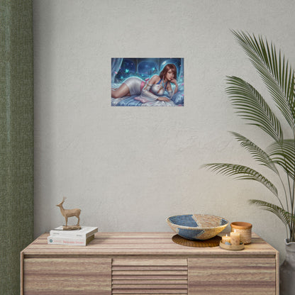 Yuna Final Fantasy Poster, Gaming Wall Art, Fantasy Print Decor