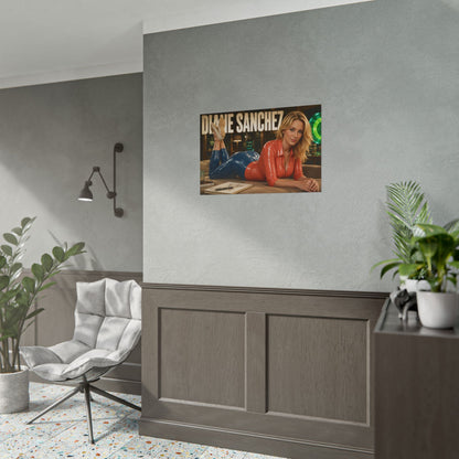 Cartoon Wall Art Diane Sanchez Rick and Morty Poster Room Decor Character Print