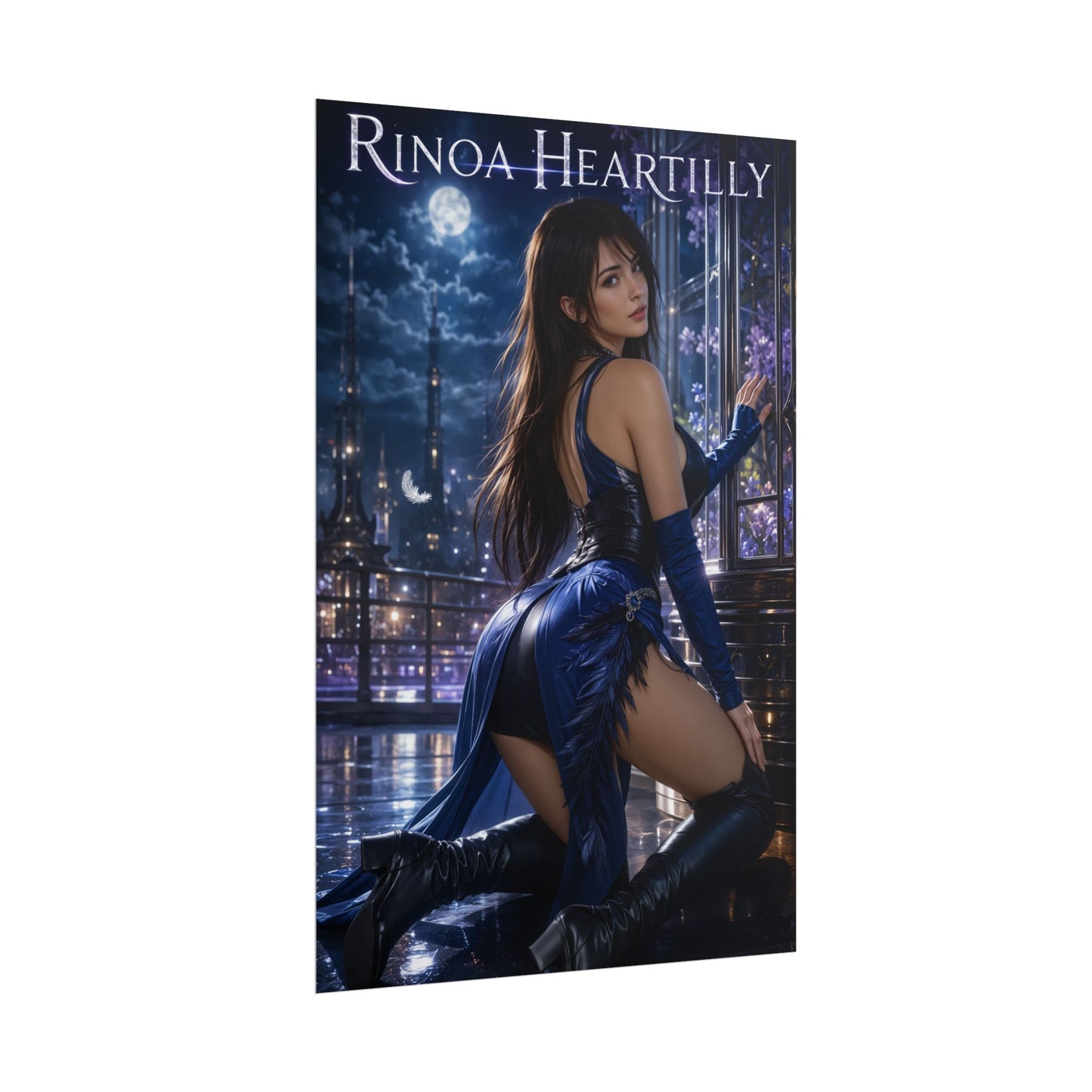Rinoa Heartilly Poster, Final Fantasy VIII Wall Art, Gaming Print Decor