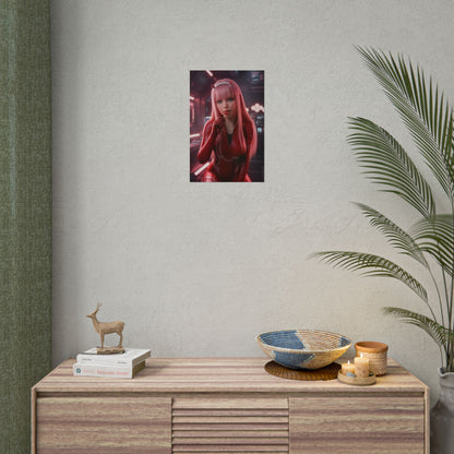Zero Two Poster, Darling in the Franxx Wall Art, Anime Girl Print, Mecha Anime Decor, Anime Wall Art, Gift
